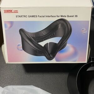 Black Facial Interface for Meta Quest 3S